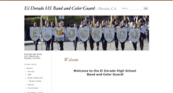 Desktop Screenshot of eldoradoband.com